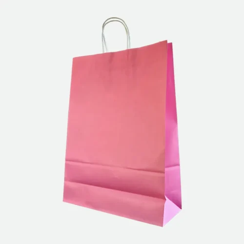 Docena Fundas de Papel Kraft Mediana HL-2204 (18.5×25.5×9.5cm)